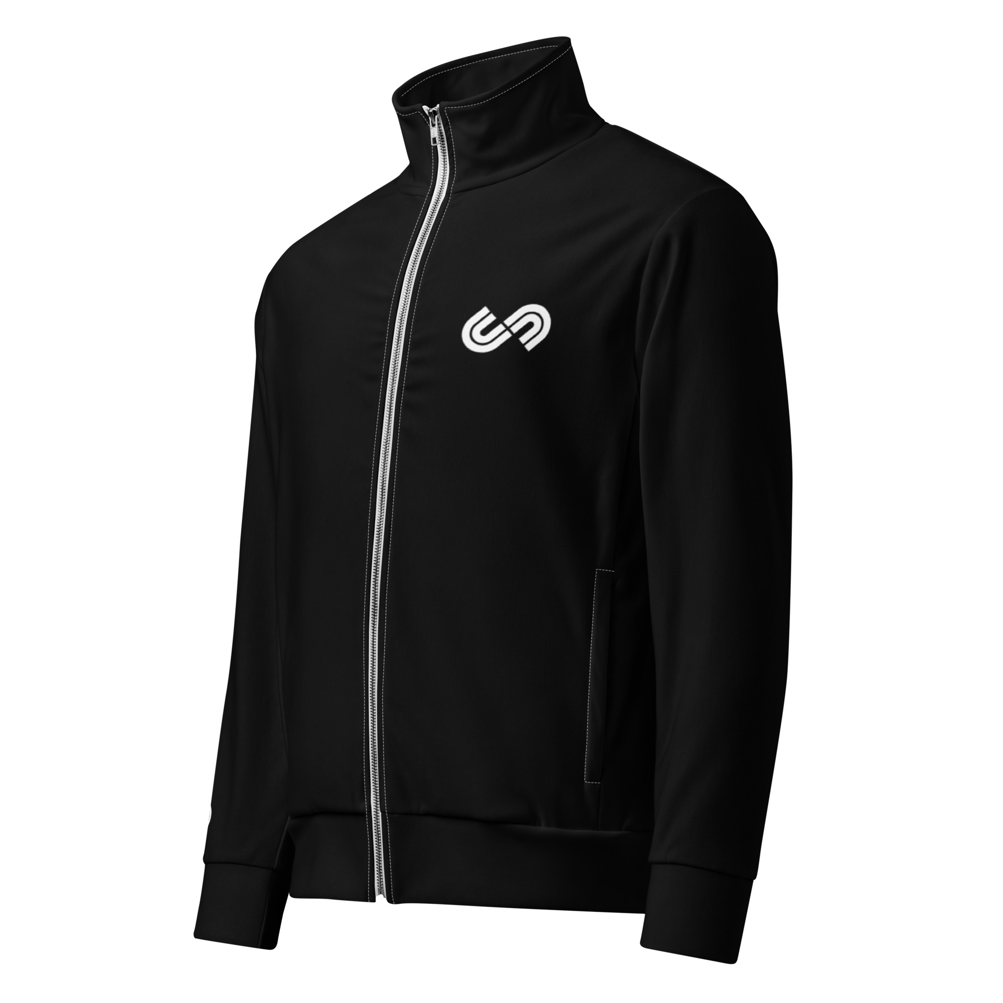 Unisex Track Jacket - Univack (Black)
