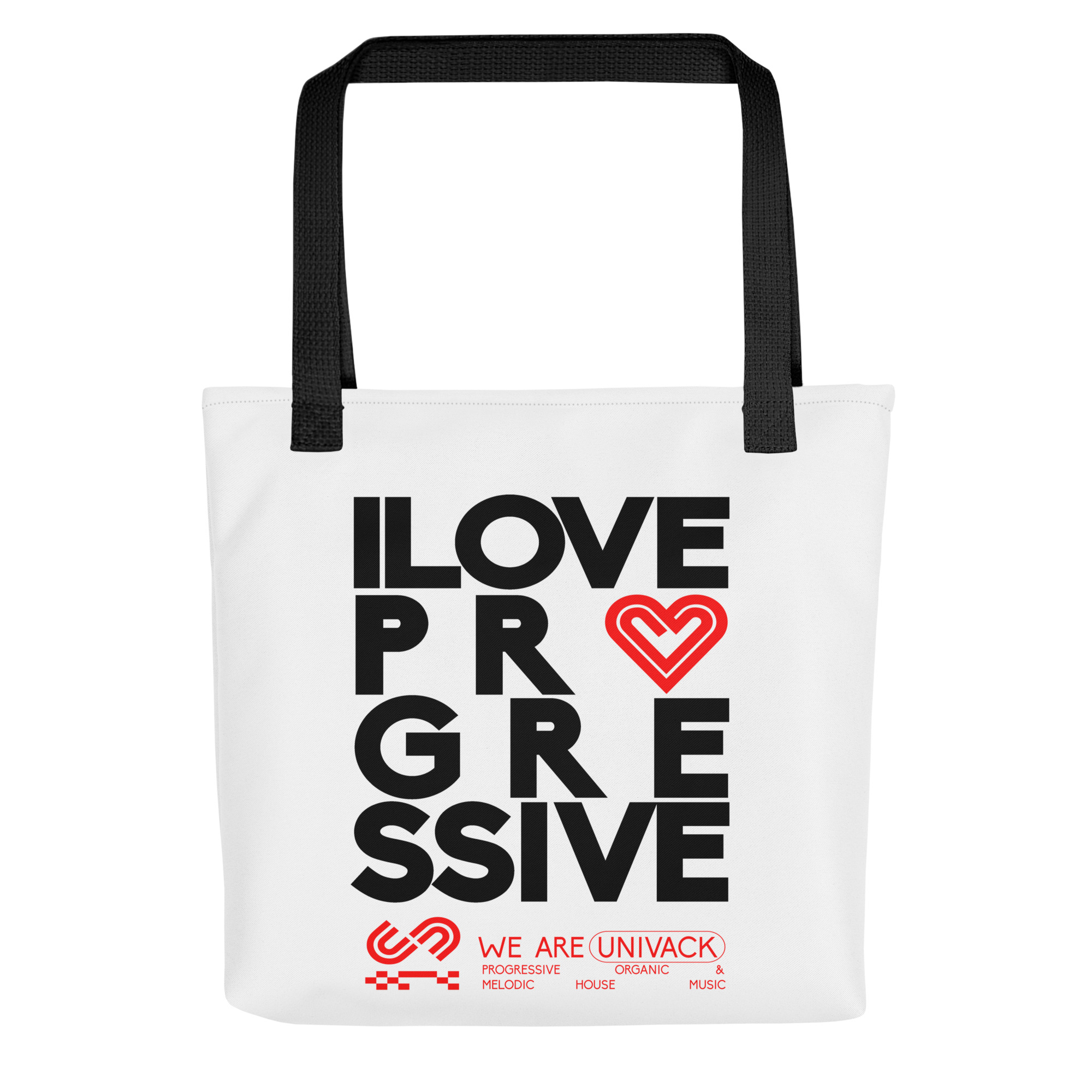 Tote Bag - Univack 'I Love Progressive' (White)