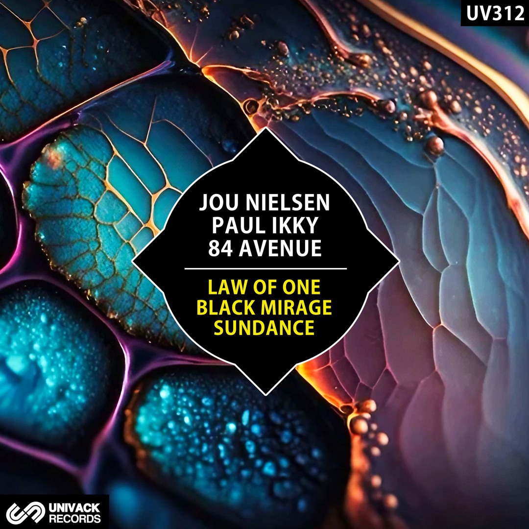 Jou Nielsen, Paul Ikky, 84 Avenue - Law Of One EP artwork - Univack Records