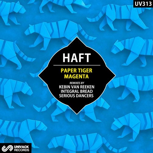 HAFT - Paper Tiger / Magenta (Remixes by Kebin van Reeken & Integral Bread, Serious Dancers) artwork - Univack Records